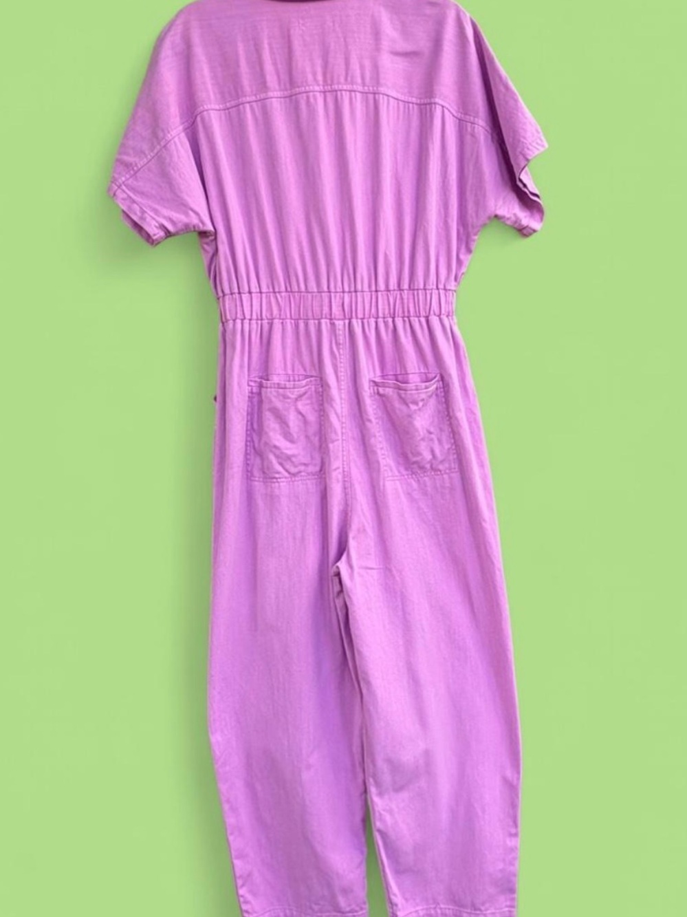Utility Jumpsuit in Vibrant Lilac - Picture 3 of 8